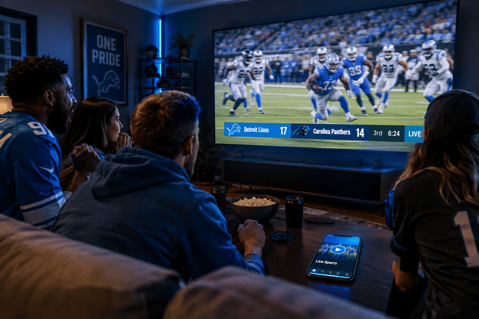 How to Watch Detroit Lions vs Carolina Panthers Live Stream – NFL Sunday Night Football Guide